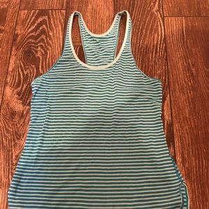 🍋Lululemon blue stripe racerback tank🍋